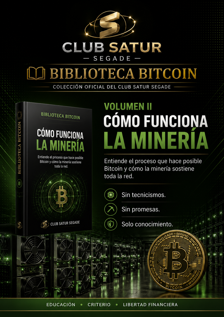 Portada del Volumen II de Biblioteca Bitcoin: Cómo funciona la minería